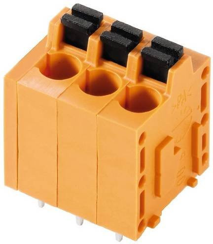 Weidmüller Federkraftklemmblock 2.5 mm², 10 Polzahl, Orange, 30 Stück - Bild 1