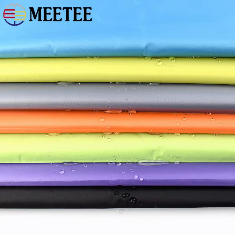 Meetee Ripstop-Stoff aus Polyester, wasserdicht und silberbeschichtet, Farben: Silber, Grün, Mehrfarbig, B/H: 100-500 x 148 cm - Bild 4