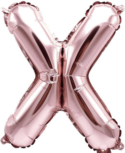 Rico Design Folienballon Buchstabe in Rosa, Höhe: 36 cm - Bild 1