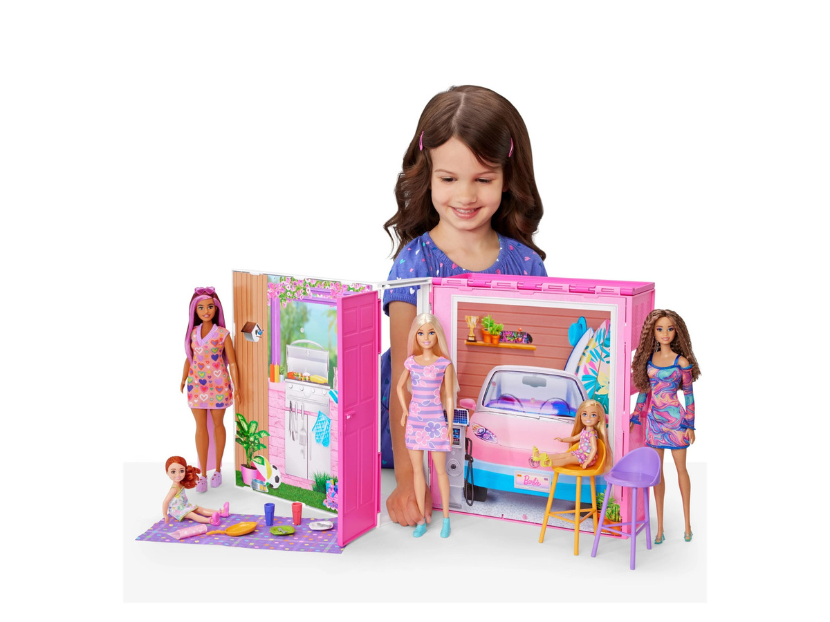 Barbie GetAway Haus mit Accessoires und Puppe ab 3 Jahren - Bild 2