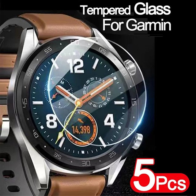 Garmin Displayschutzfolie aus gehärtetem Glas, 5 Stück, 47 mm - Bild 1