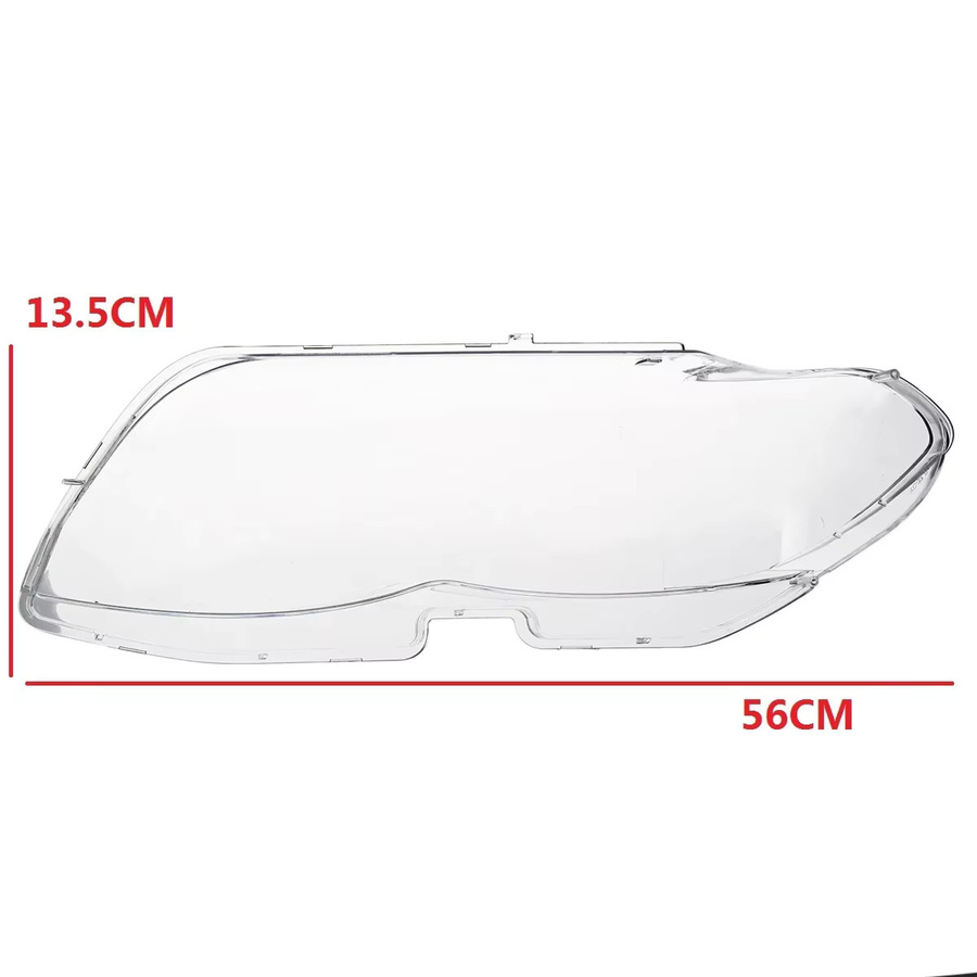 F.Q.D.CAR Paar transparente Frontscheinwerfer-Objektivabdeckungen für BMW X5 E53 - Bild 2