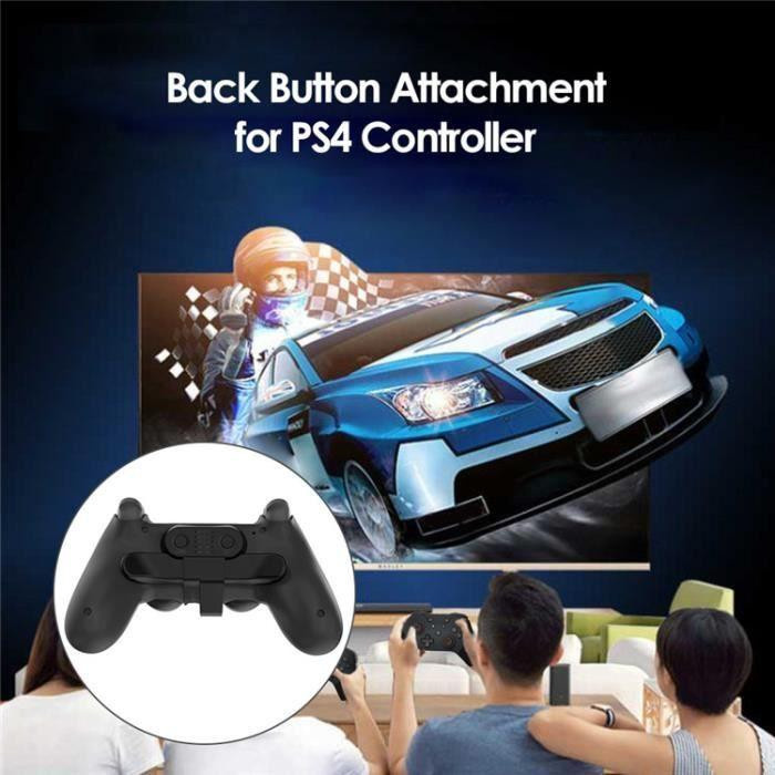 Techtrusty DualShock 4 Rücktastenaufsatz für PlayStation in Schwarz mit Turbo-Funktion und erweiterten Paddles - Bild 2