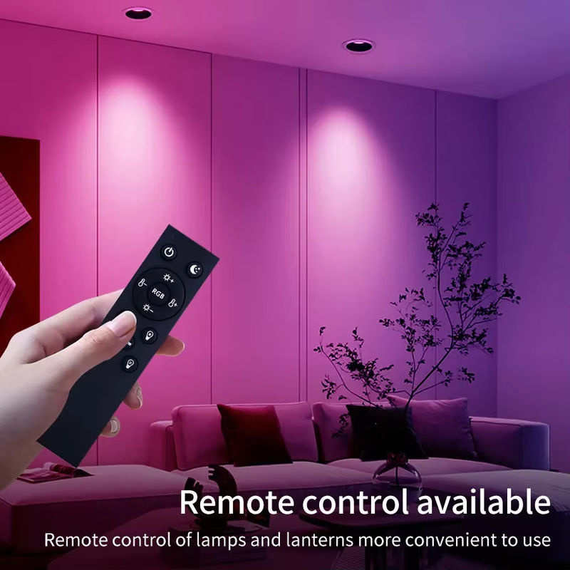 Tuya Smart LED Downlight RGB, dimmbare Deckenleuchte mit Bluetooth und Fernbedienung, weiß, 10W, 220V - Bild 3