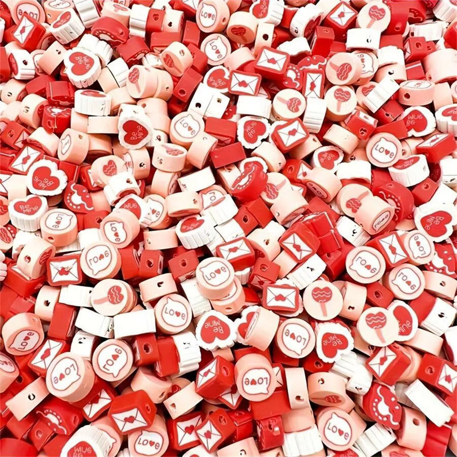 QYWCTZ Tonperlen, Keramikscheiben, 9–11 mm, Unisex - Bild 3