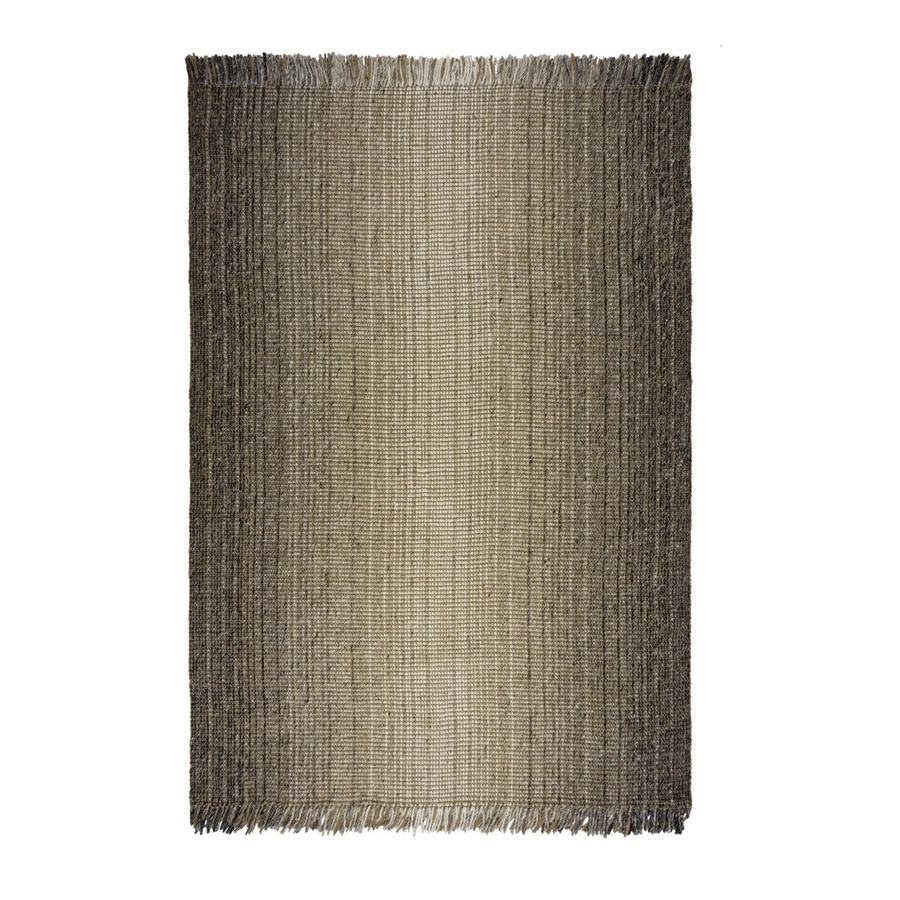 Flair Rugs Kurzflorteppich Jute Ombre in Grau, B: 160 cm, T: 230 cm - Bild 2