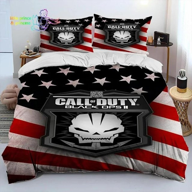 Call of Duty Gamer Bettwäsche-Set von Binchi Outdoor Product in Schwarz, Material Mikrofaser, B/H: 140 x 210 cm - Bild 1