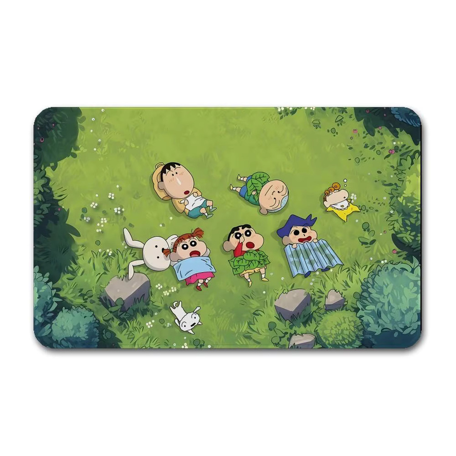 Rutschfeste Crayon Shin-Chan Fußmatte im nordischen Stil für Wohnzimmer, Schlafzimmer und Balkon - Bild 4
