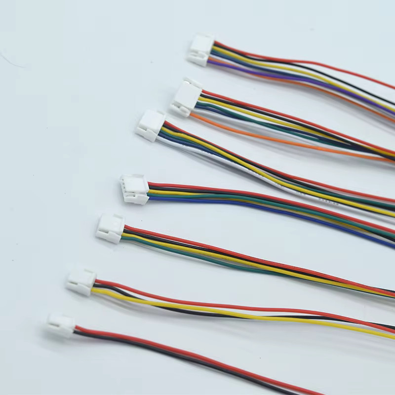 10er Set Micro JST GH 1,25mm Stecker mit 2 bis 6 Pins und 150mm Kabel, 28AWG, Mehrfarbig - Bild 3
