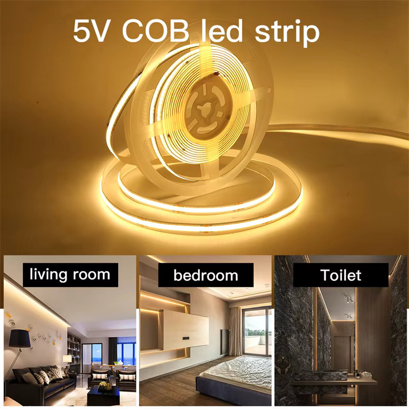 Acosh Neon COB LED-Lichtstreifen mit Handbewegungssensor und USB-Anschluss in Weiß für Küchenschrank und Möbel - Bild 3