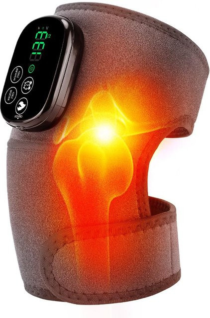DVDDD 3-in-1-Thermo-Kniemassagegerät mit Rotlicht, Grau, Unisex - Bild 1