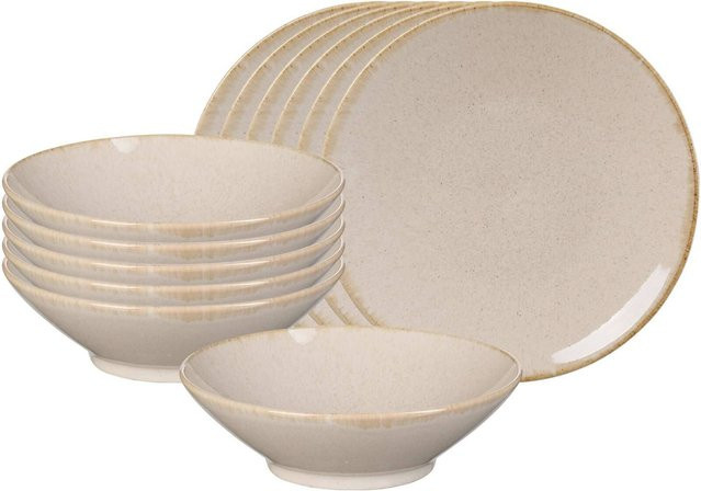 Ritzenhoff & Breker Tafelservice Sahara aus Porzellan, 12er Set, Beige - Bild 1