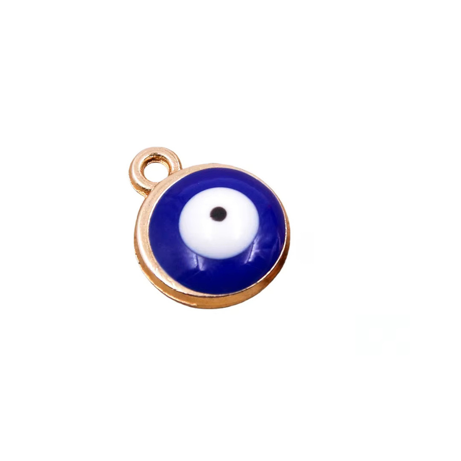 DIY 3D Mini Blaues Auge Staubschutz-Anhänger aus Legierung für dein Handy in Blau - Bild 2