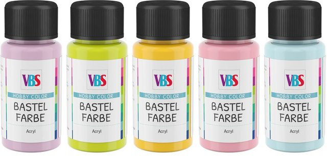 VBS Bastelfarben-Set Bonbon Lösungsmittelfrei Bunt / Mehrfarbig - Bild 1
