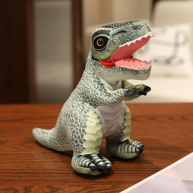 Yiran Health & Beauty Simulations-Dinosaurier-Stofftier, Flugsaurier Tyrannosaurus Rex, Plüsch / Textil, Grün - Bild 1