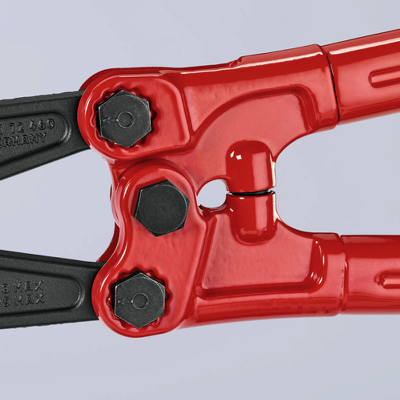 Knipex Bolzenschneider aus Chrom-Vanadium-Stahl in Blau/Rot mit Mehrkomponenten-Hüllen - Bild 3
