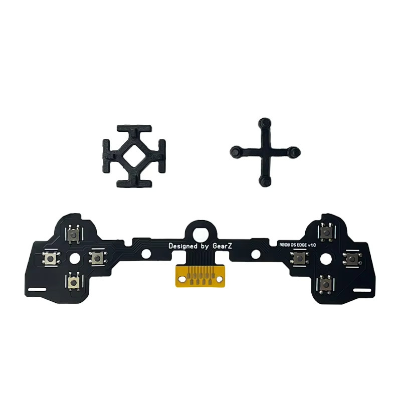 GEARZ Face Buttons Clicky Kit für PS5 Edge Controller, Taktile D-Pad-Aktionstasten in Schwarz - Bild 2