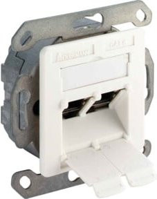 Leviton LSA Dose 2-fach WAEG6V 8/8 EKR/EK in Weiß - Bild 1