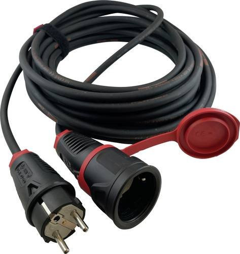 HAWA R7031 Strom Verlängerungskabel 16A Schwarz 20,00 m H07RN-F 3G 1,5mm² - Bild 1
