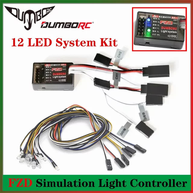 DUMBORC FZD Simulationslicht-Controller, 12 LED-Lichtsystem-Kit - Bild 1