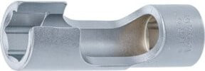 BGS Spezial Steckschlüssel-Einsatz geschlitzt, Antrieb Innenvierkant 10 mm (3/8 Zoll), SW 14 mm, Chrom-Vanadium, Silber - Bild 1