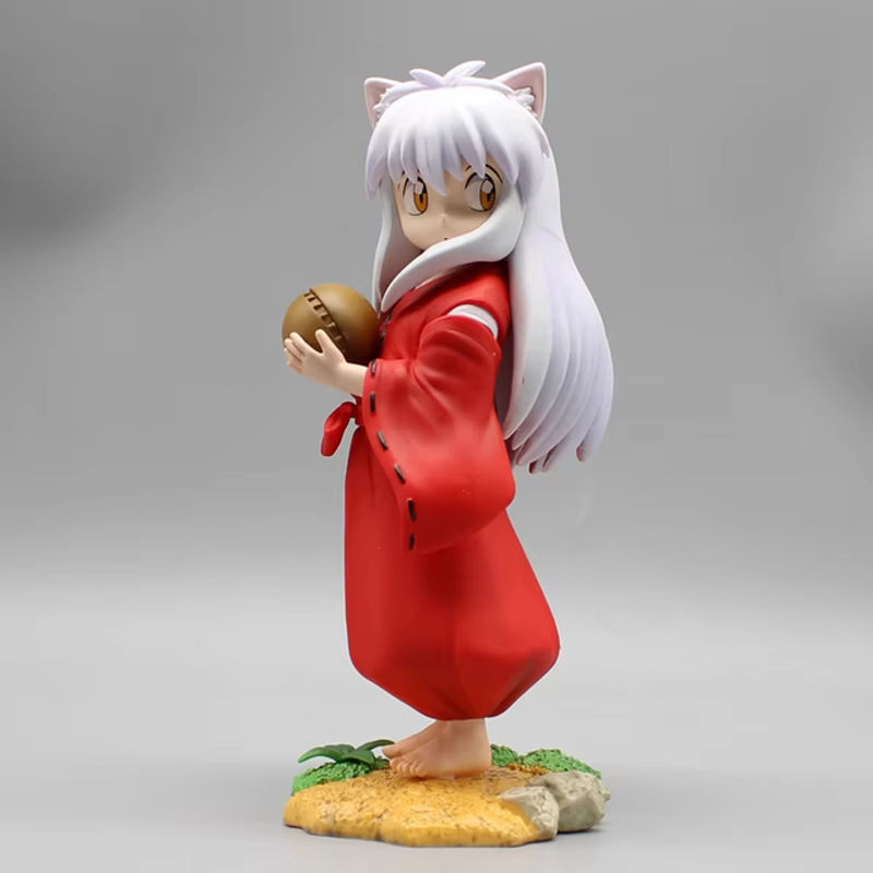 Bandai Inuyasha Sesshoumaru Kindheit Anime Figur in Weiß und Rot, Höhe: 16 cm - Bild 1