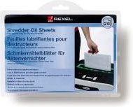 REXEL Schmiermittel-Blätter für Aktenvernichter, 20 Blatt - Bild 1