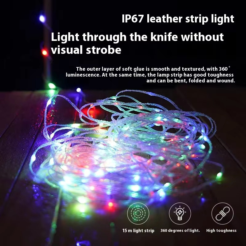 ESMARTER RGB LED Camping Laterne Multicolour USB Aufladbar für Outdoor und Garten - Bild 2
