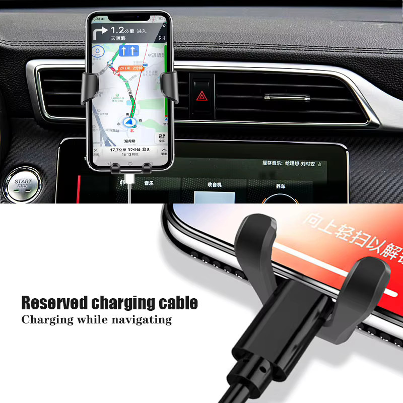 Universal-Autotelefonhalter für Genesis G80 GV70 GV80 GV60 G70 Essentia Neolun G90 GV90 in Schwarz für das Armaturenbrett - Bild 3