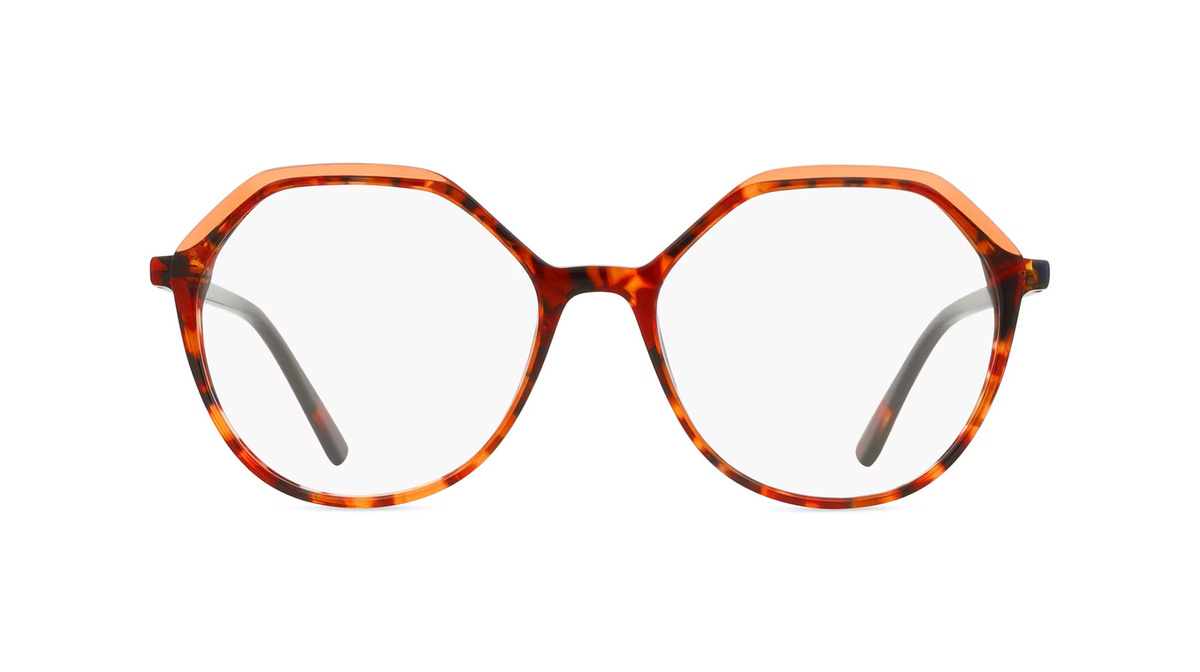 Comma 70177 Korrektionsbrille, Vollrand, Quadratisch, Kunststoff, Unisex, Rot - Bild 1