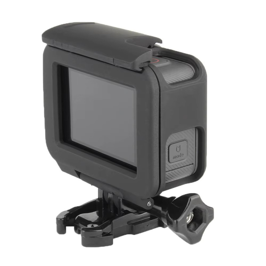 GoPro Hero 5 6 7 Schutzrahmen in Schwarz als tragbares Kunststoffgehäuse für deine Action-Kamera - Bild 3
