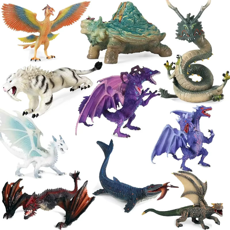 Oenux Weißer Tiger, Actionfigur, Dinosaurier, ab 3 Jahre - Bild 3