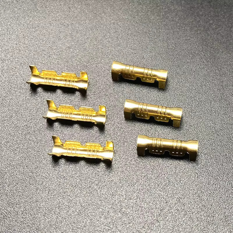 U-förmige Terminal Tab Kabelschuhe Gold 0,3-1,5 mm2 für elektrische Verbindungen - Bild 2