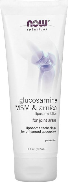 NOW Foods Glucosamin, MSM und Arnika, liposomale Lotion, 237 ml, Unisex - Bild 1