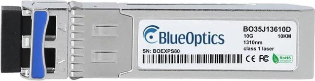 BlueOptics SFP+ Transceiver BO35J13610D kompatibel mit Garland Technology, 10GBASE-LR, Singlemode Fiber, LC-Duplex, 1310nm, 10KM, Farbe: Silber - Bild 1