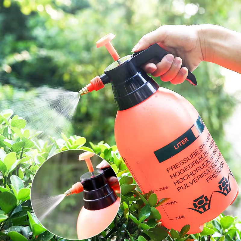 Handdruck Garten Sprayer mit Trigger-Luftpumpe in Orange zur Reinigung und Desinfektion - Bild 2