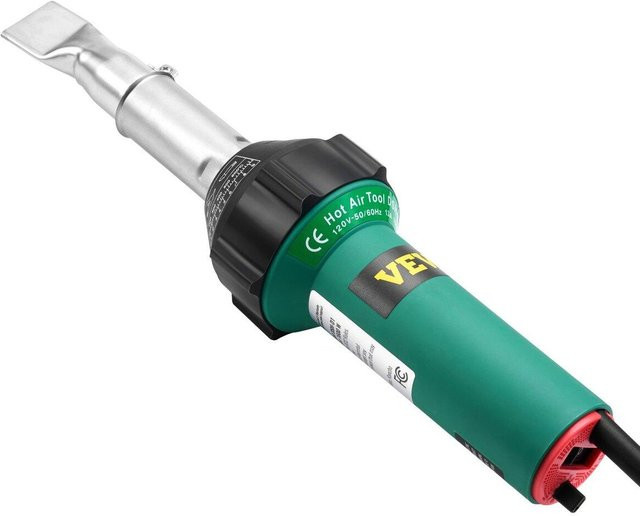 Buying Solutions MB Heißluft-Kunststoffschweißer 1600W mit 17 Zubehörteilen in Grün für PVC, TPO und Vinyl - Bild 1