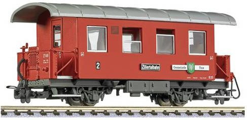 Liliput WC-Wagen Gemeinde Tux, 2-achsiger Personenwagen, Rot