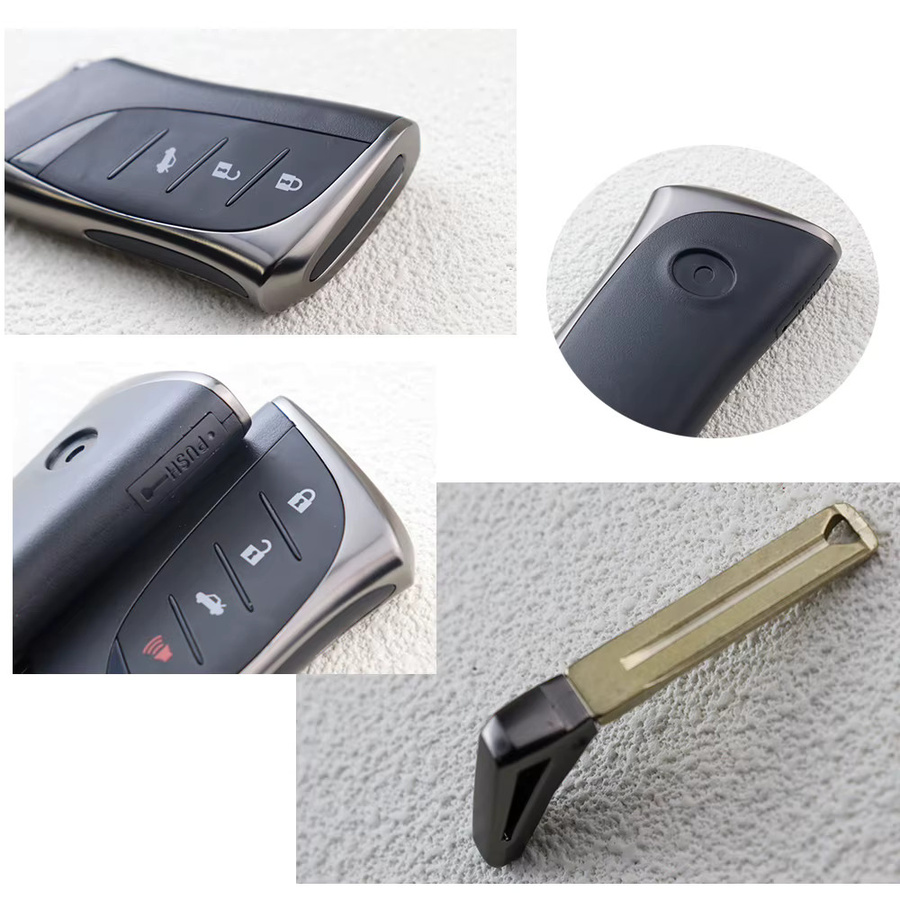 Upgrade Autoschlüsselgehäuse für Lexus in Schwarz für GS300 GS430 LS460 GS450h GS350 ES350 RX450H GX460 CT200 LS600h IS350 IS250 LX570 RX350 HS250h - Bild 3