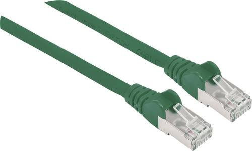 Intellinet RJ45 Patchkabel CAT 6a S/FTP Ethernet/LAN Grün, 3,00 m - Bild 1