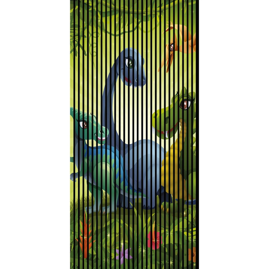 FN Acustico Akustikplatte Dinos in Bunt mit modernem Design aus PET und MDF, selbstklebend, H x B x T: 240,0 x 1,133 x 19,0 cm - Bild 2
