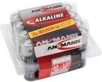 Ansmann Alkaline AA Batterien Red, 20 Stück - Bild 1