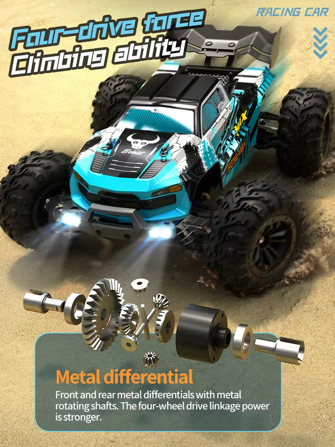 Teeggi SG316 MAX High Speed Drift Racing Auto, 1:16, 4WD, RC Off Road Monster Lkw - Bild 4