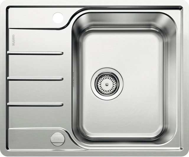 Blanco Einbauspüle Lemis Mini mit Abtropffläche aus Edelstahl in Silver - Bild 1