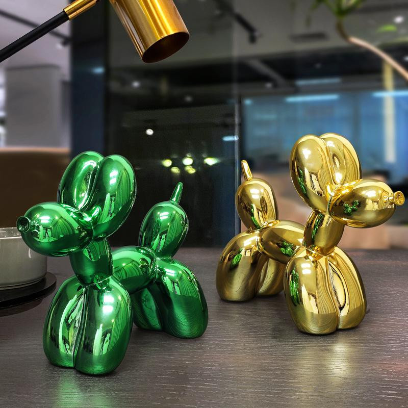 Kreative Ballon Hund Dekoration in Multicolour für Wohnzimmer und Schränke, Höhe: 20 cm, Breite: 20 cm, Tiefe: 18 cm - Bild 2