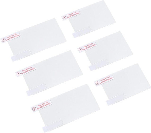 3er Set DIYelecs Displayschutzfolie für Nintendo 3DS aus gehärtetem Glas und HD klarer PET-Folie, transparent - Bild 1