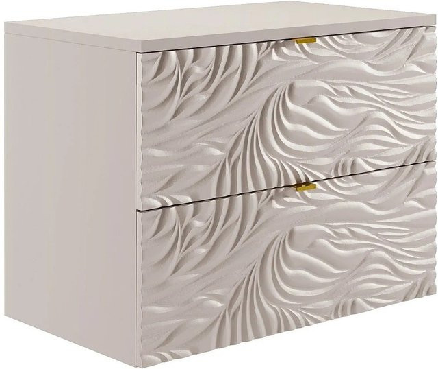 Waschbeckenunterschrank Rinarel von Vente-unique in Beige, B/T/H: 80 x 46 x 60 cm - Bild 1