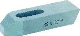 AMF Spanneisen 6314V mit Treppenzähnen für Spannschrauben M12 und M14, Länge: 100 mm, Farbe: Silber - Bild 1