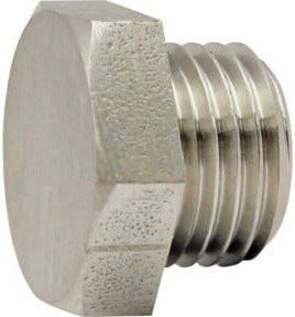 Riegler Verschlussschraube value line G 1/2 SW 24 aus vernickeltem Messing in Silber - Bild 1