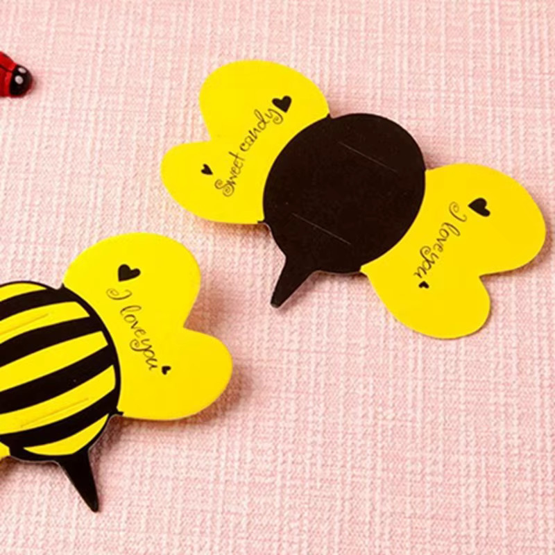 Insekten Motiv Lutscher Verpackungskarten mit Marienkäfer Schmetterling und Biene für Kindergeburtstage und Geschenke - Bild 4